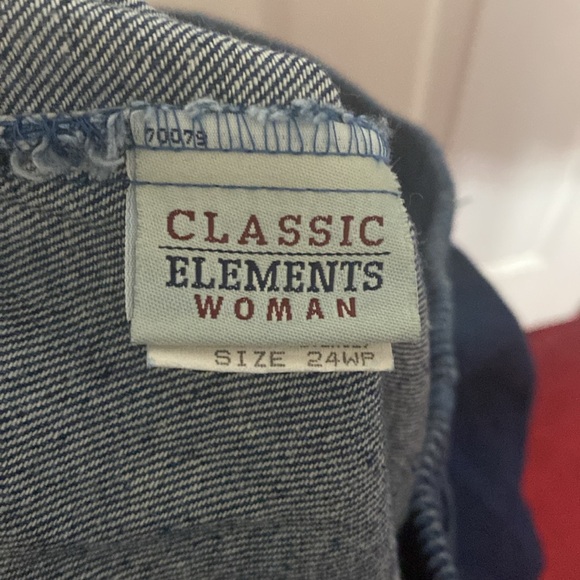 Elements women’s plus size denim jeans; size: 24WP - Picture 4 of 4